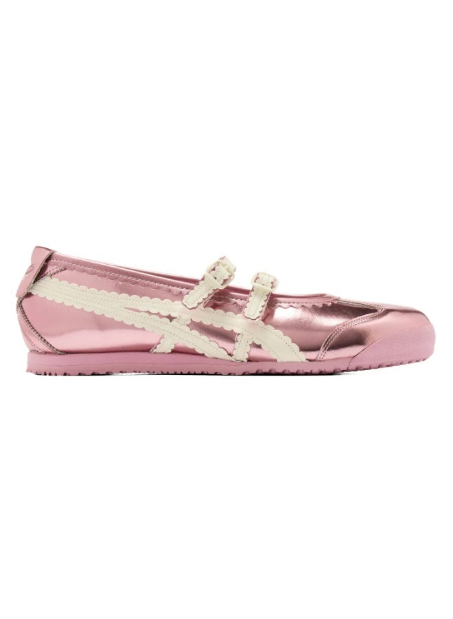 Onitsuka Tiger Mexico 66 TGRS Women’s Ballet Flats - Glossy Pink | Comfortable & Stylish Casual Mary Jane Shoes - Image 4